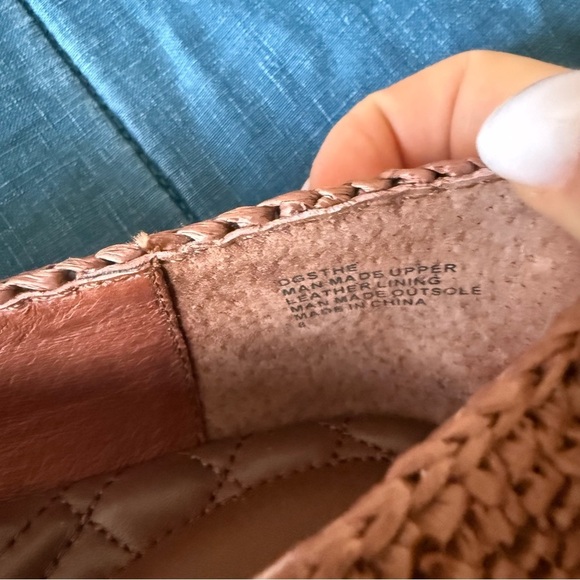 BIRDIES  Women's The Hummingbird Flats Size 8 Red Raffia Slip-On Ballet - Picture 10 of 10